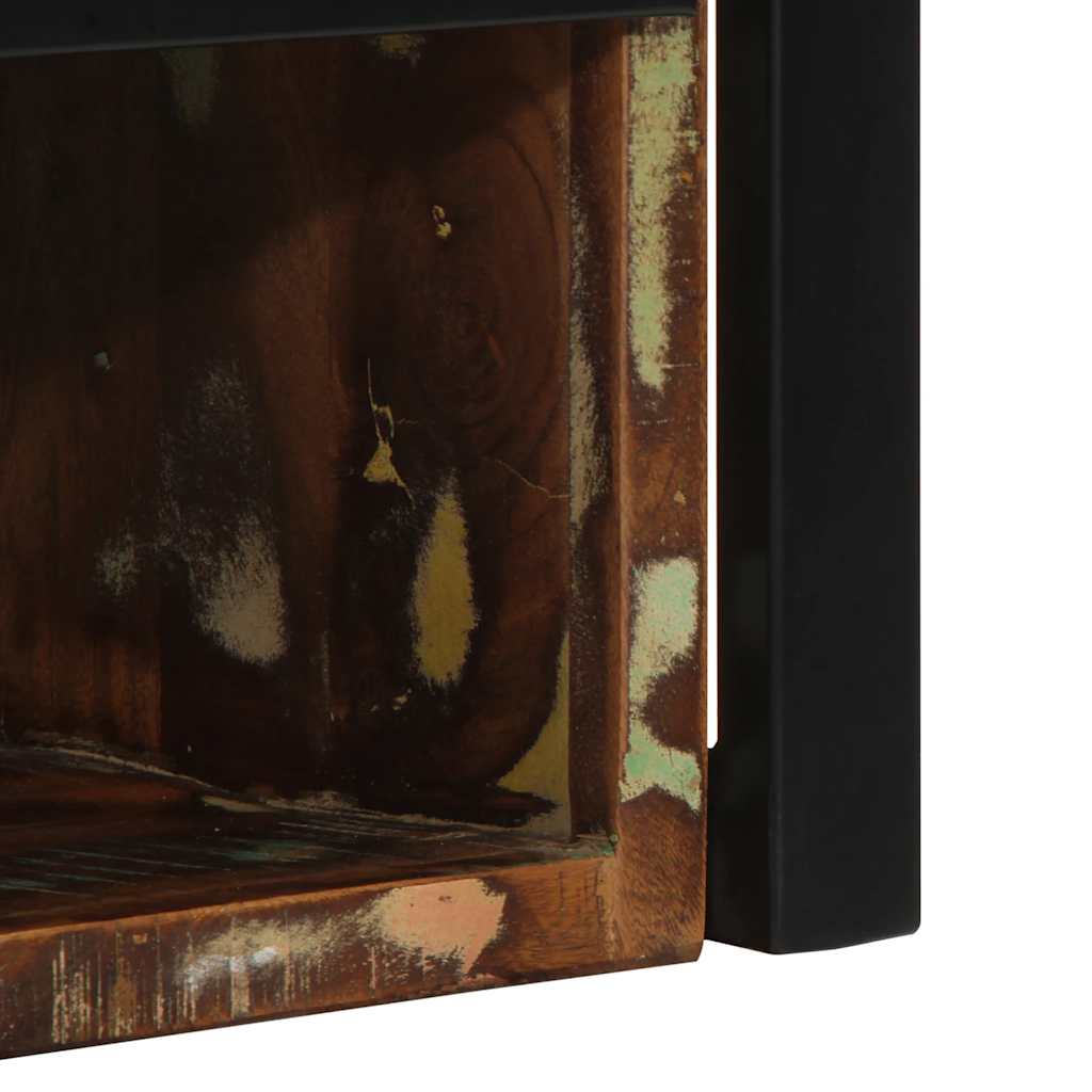 Nachtkastje 40x35x40 cm massief gerecycled hout meerkleurig is nu te koop bij PeponiXL, paradijselijk wonen!