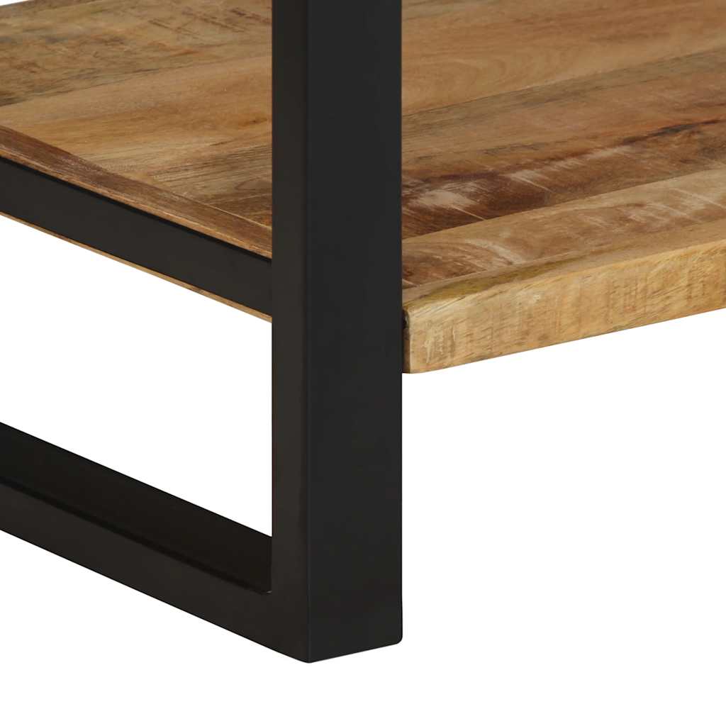 Kledingrek 80x40x190 cm massief ruw hout mango is nu te koop bij PeponiXL, paradijselijk wonen!