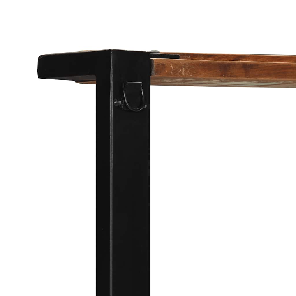 Kledingrek 80x40x190 cm massief gerecycled hout meerkleurig is nu te koop bij PeponiXL, paradijselijk wonen!