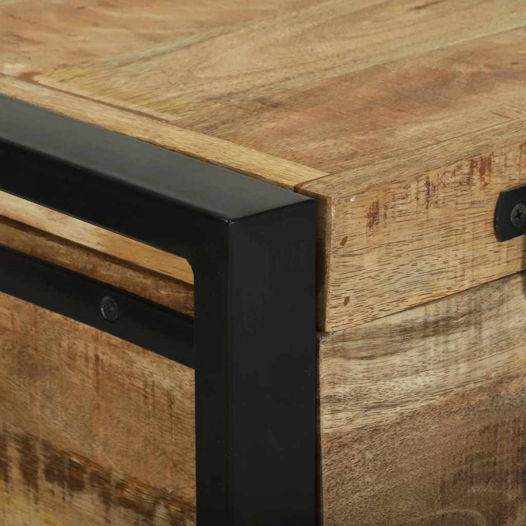 Opbergkisten met opslag Bruin 80 x 30 x 30 cm Massief mangohout is nu te koop bij PeponiXL, paradijselijk wonen!