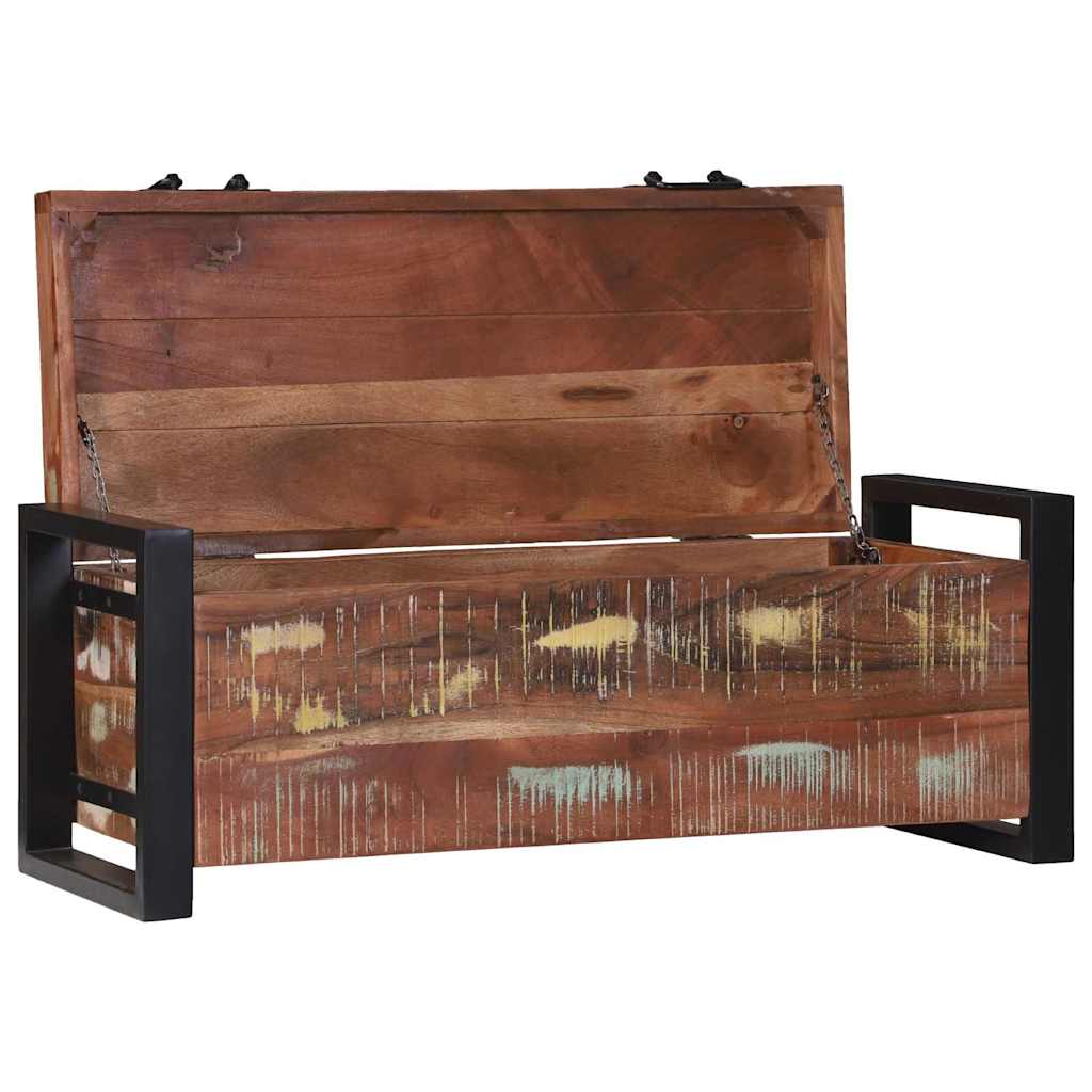 Opbergkisten Multikleur 80 x 30 x 30 cm Massief gerecycled hout is nu te koop bij PeponiXL, paradijselijk wonen!