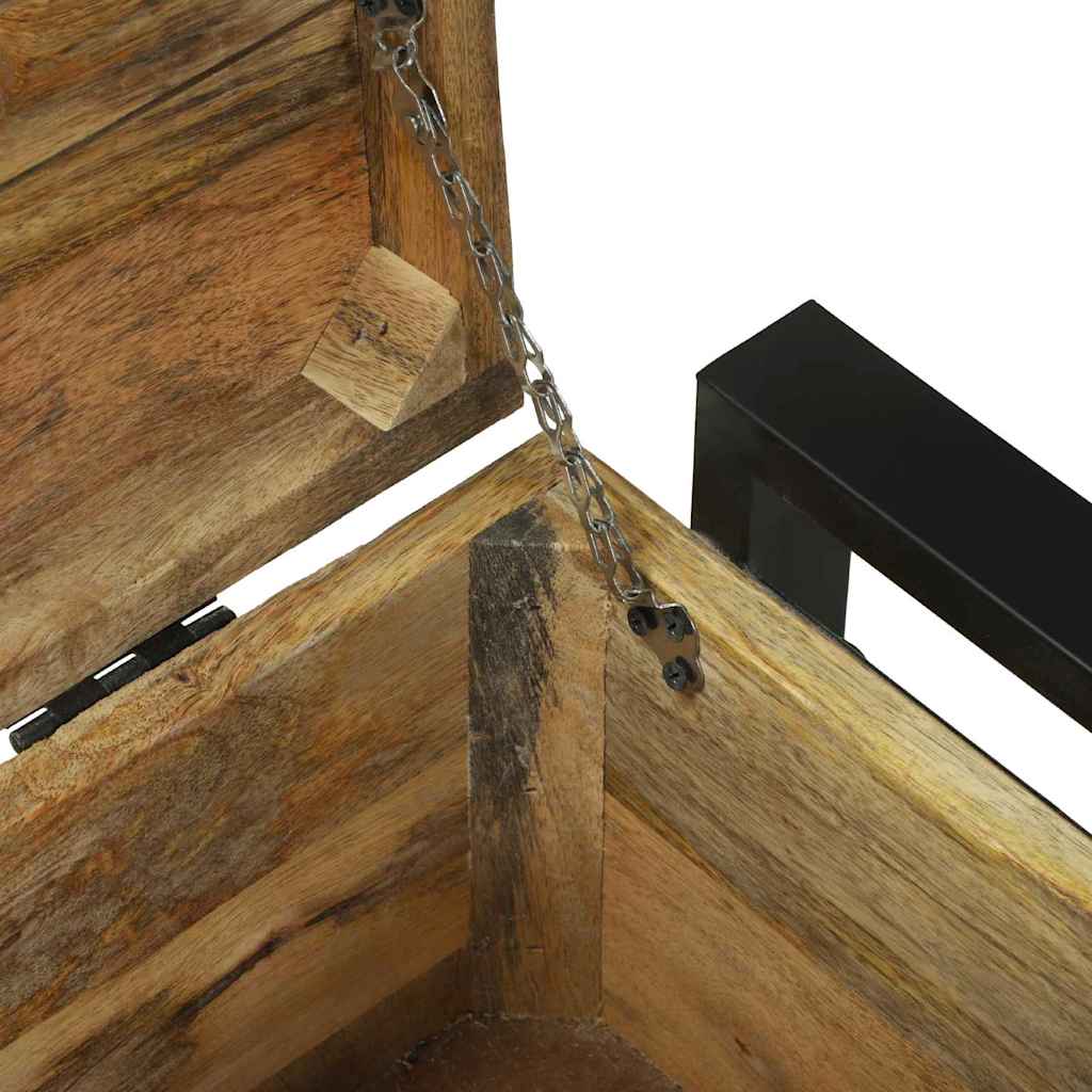 Opbergbox met opslag Bruin 80 x 35 x 45 cm Massief mangohout is nu te koop bij PeponiXL, paradijselijk wonen!