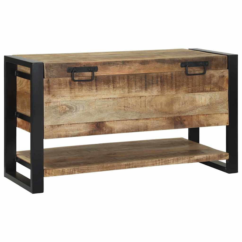Opbergbox met opslag Bruin 80 x 35 x 45 cm Massief mangohout is nu te koop bij PeponiXL, paradijselijk wonen!