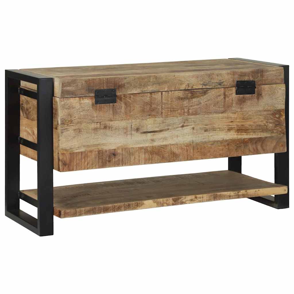 Opbergbox met opslag Bruin 80 x 35 x 45 cm Massief mangohout is nu te koop bij PeponiXL, paradijselijk wonen!