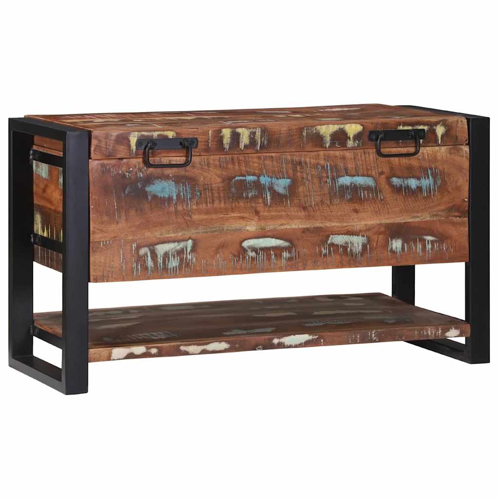 Opbergbox Multikleur 80 x 35 x 45 cm Massief gerecycled hout is nu te koop bij PeponiXL, paradijselijk wonen!