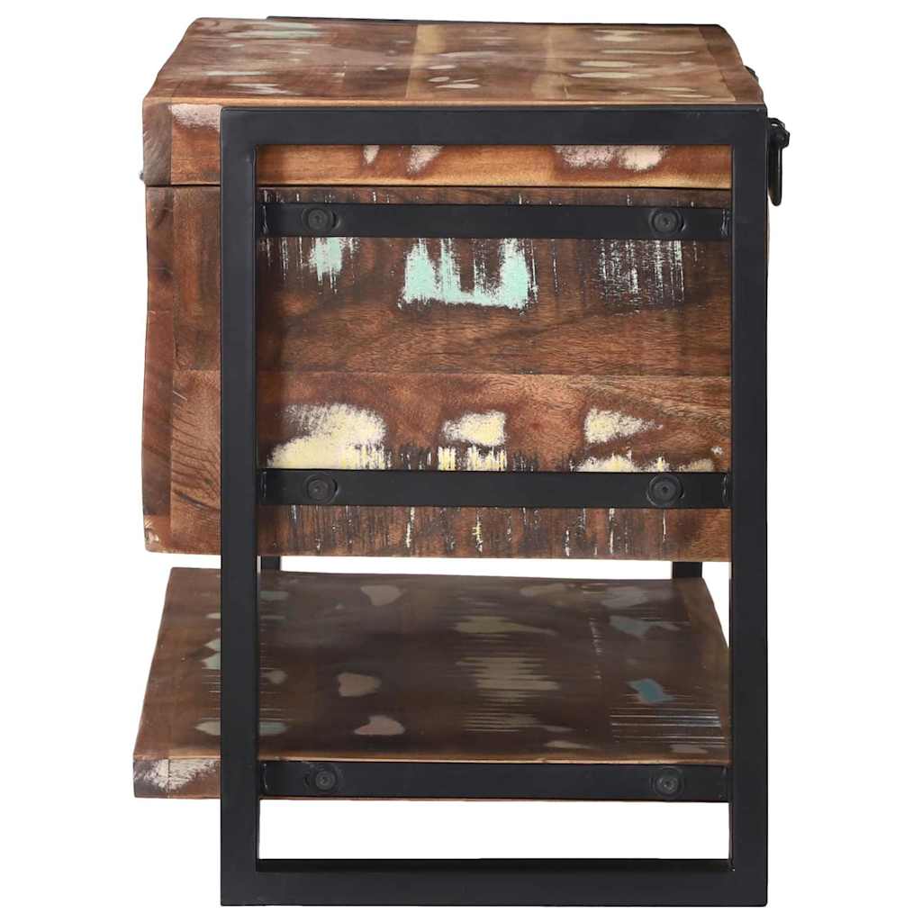 Opbergbox Multikleur 80 x 35 x 45 cm Massief gerecycled hout is nu te koop bij PeponiXL, paradijselijk wonen!