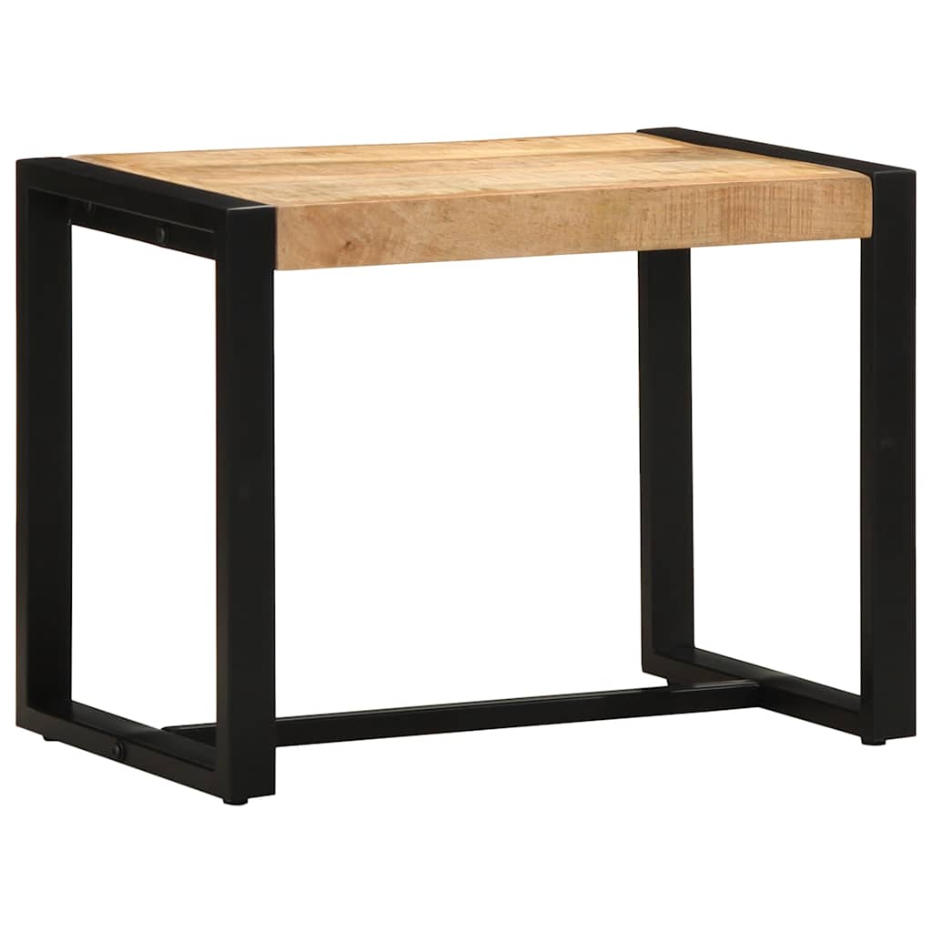 Bank 60x35x45 cm massief ruw hout mango is nu te koop bij PeponiXL, paradijselijk wonen!