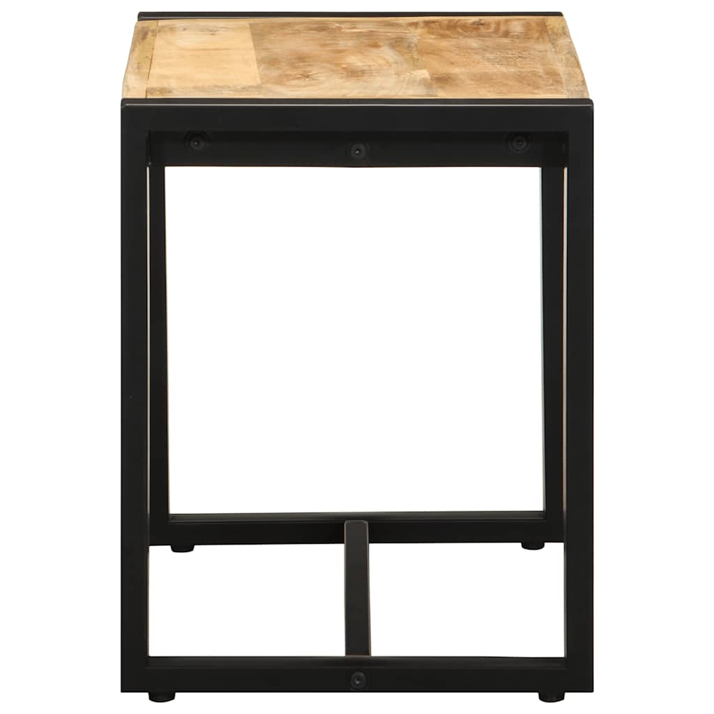 Bank 60x35x45 cm massief ruw hout mango is nu te koop bij PeponiXL, paradijselijk wonen!