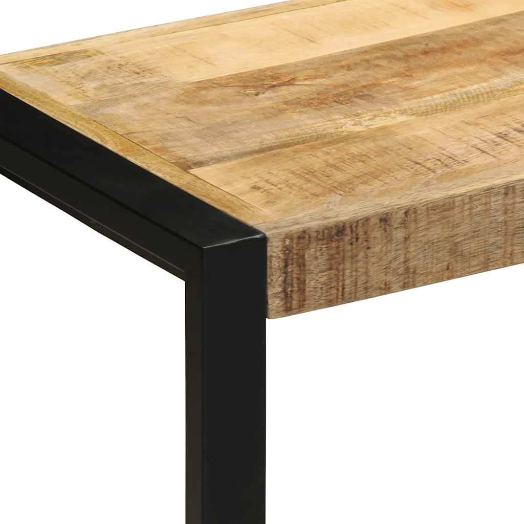 Bank 60x35x45 cm massief ruw hout mango is nu te koop bij PeponiXL, paradijselijk wonen!