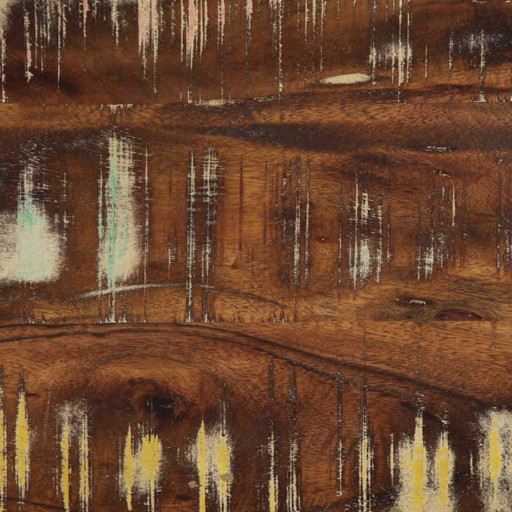 Bank Multicolor 60x35x45 cm Massief Hout Hergebruikt is nu te koop bij PeponiXL, paradijselijk wonen!