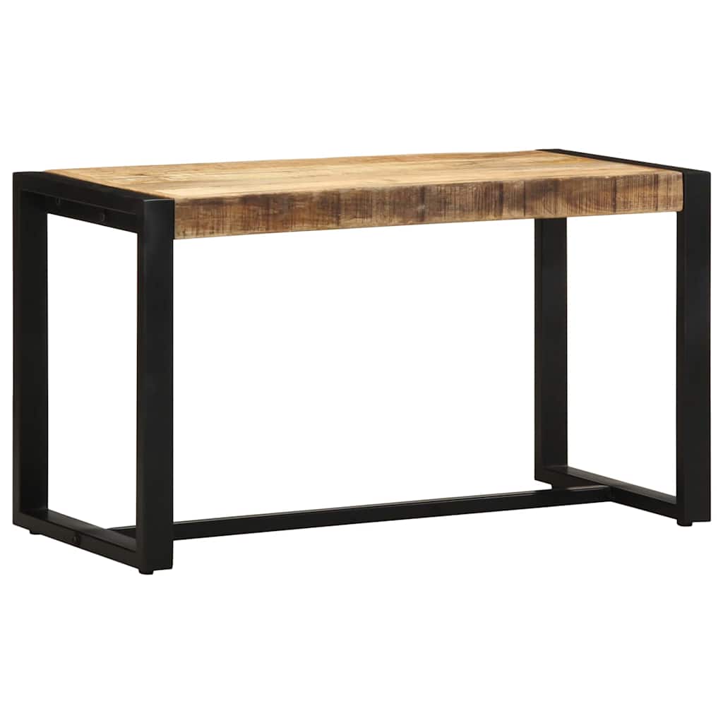 Bank 80x35x45 cm massief ruw hout mango is nu te koop bij PeponiXL, paradijselijk wonen!