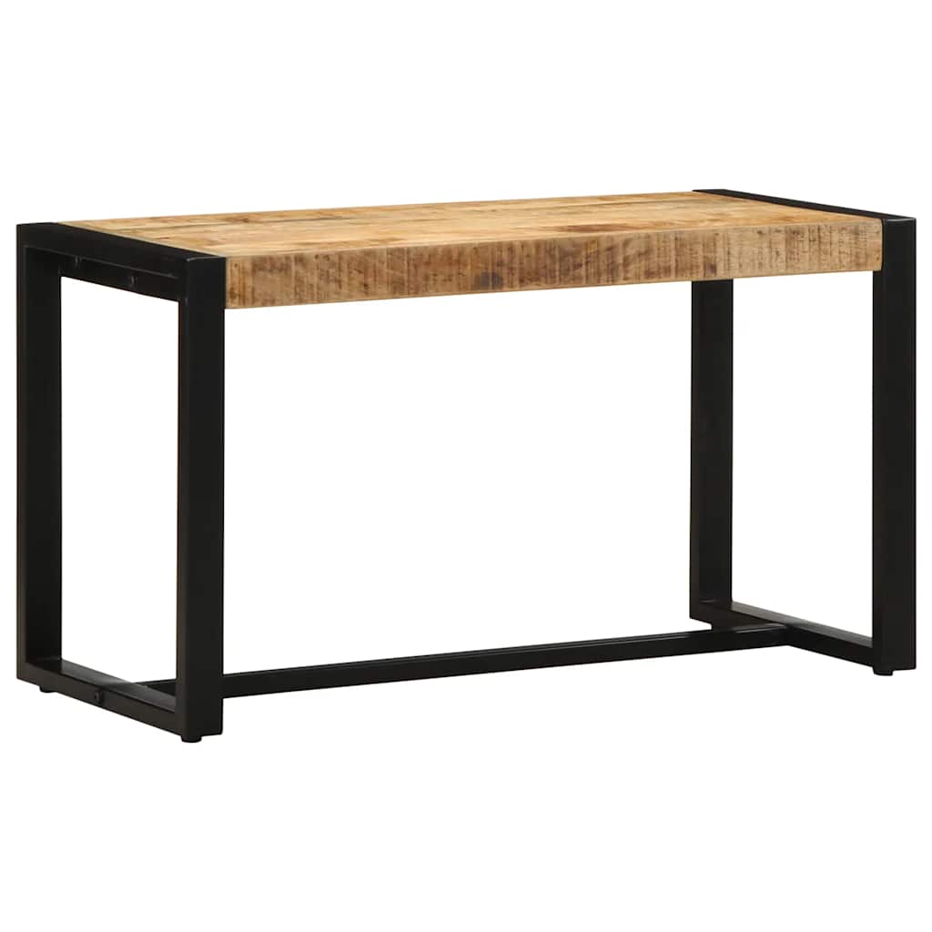 Bank 80x35x45 cm massief ruw hout mango is nu te koop bij PeponiXL, paradijselijk wonen!