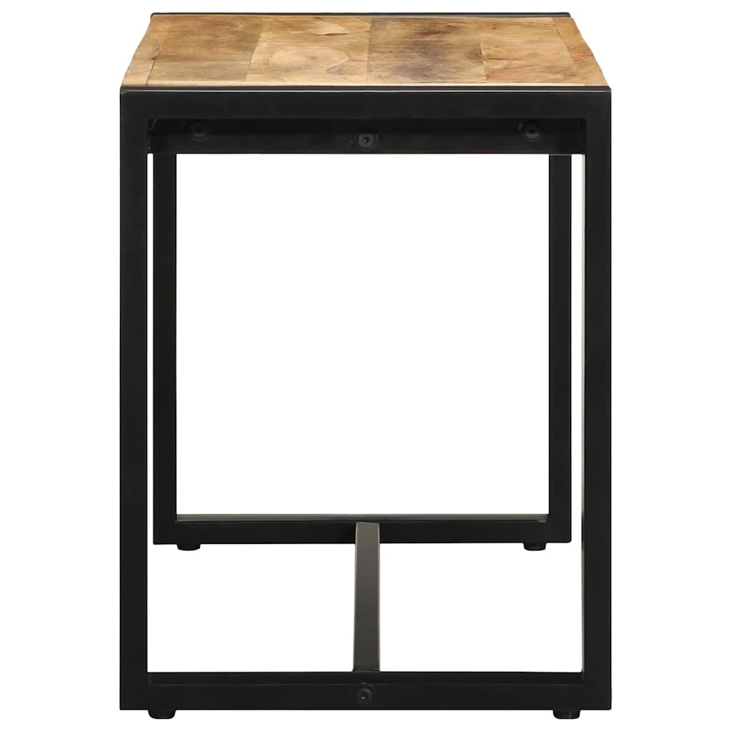 Bank 80x35x45 cm massief ruw hout mango is nu te koop bij PeponiXL, paradijselijk wonen!
