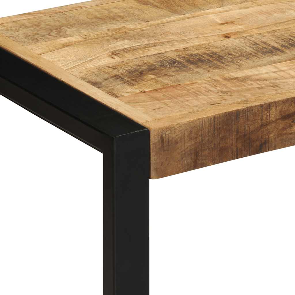 Bank 80x35x45 cm massief ruw hout mango is nu te koop bij PeponiXL, paradijselijk wonen!