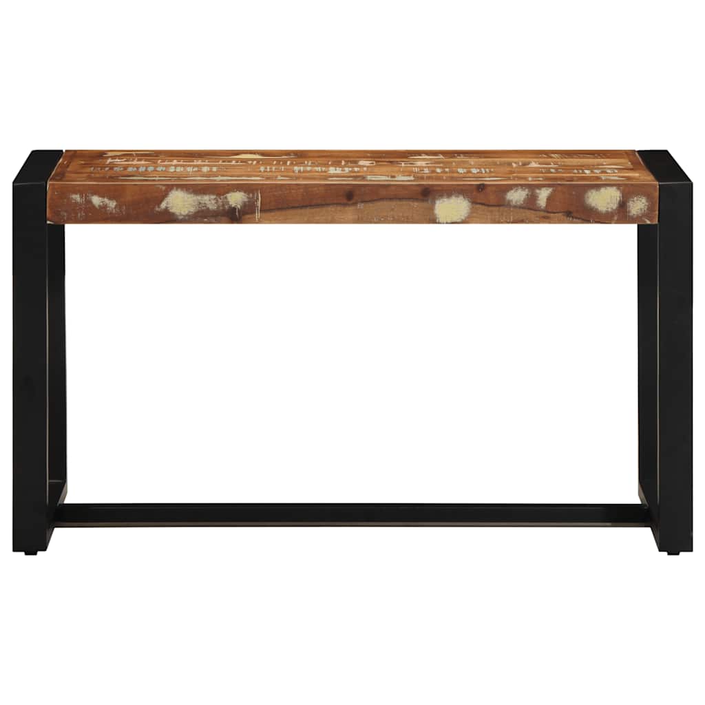 Bank 80x35x45 cm massief gerecycled hout meerkleurig is nu te koop bij PeponiXL, paradijselijk wonen!
