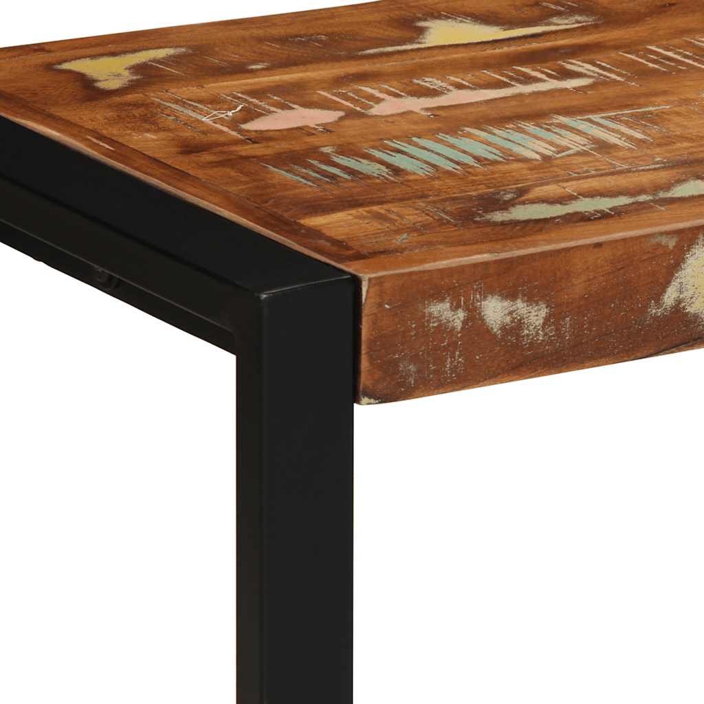 Bank 80x35x45 cm massief gerecycled hout meerkleurig is nu te koop bij PeponiXL, paradijselijk wonen!