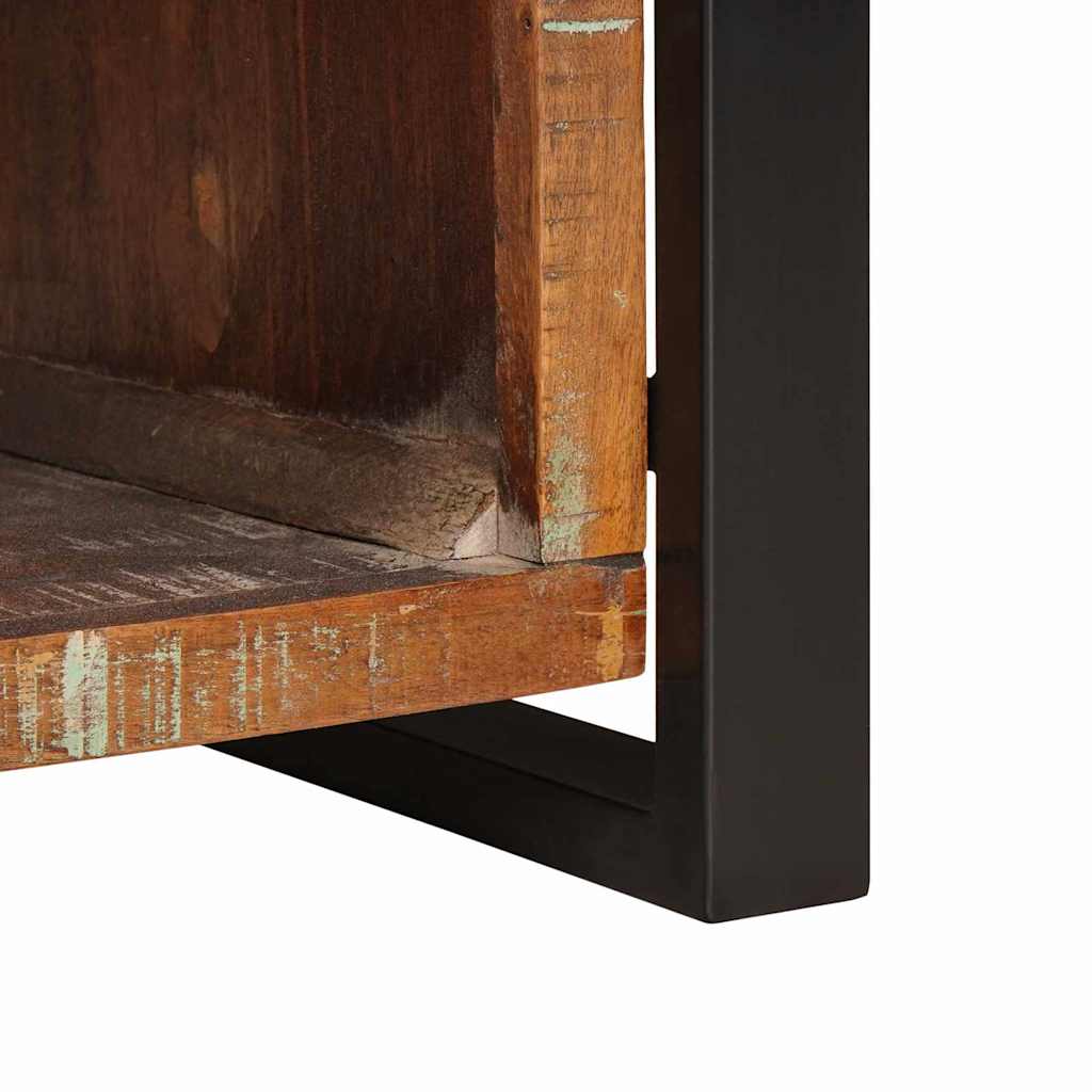 Opslagbank Multikleur 80 x 35 x 40 cm Massief gerecycled hout is nu te koop bij PeponiXL, paradijselijk wonen!