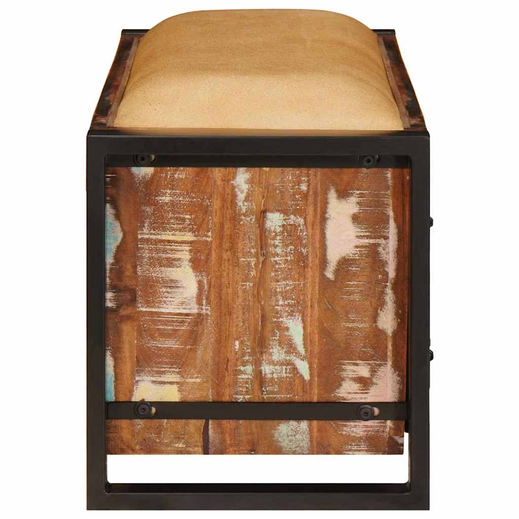 Opslagbank Multikleur 80 x 35 x 40 cm Massief gerecycled hout is nu te koop bij PeponiXL, paradijselijk wonen!