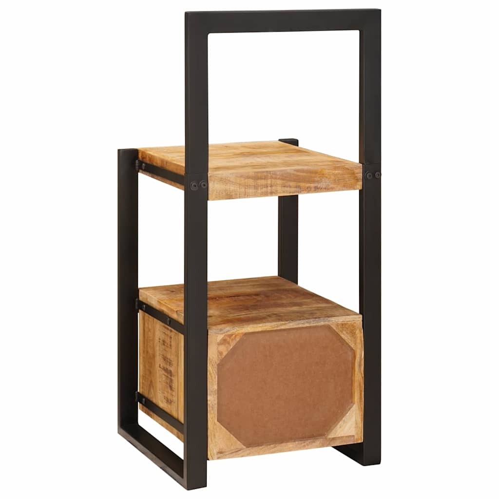 Kledinghouder met lade Bruin 40 x 40 x 90 cm Massief Mango Hout is nu te koop bij PeponiXL, paradijselijk wonen!