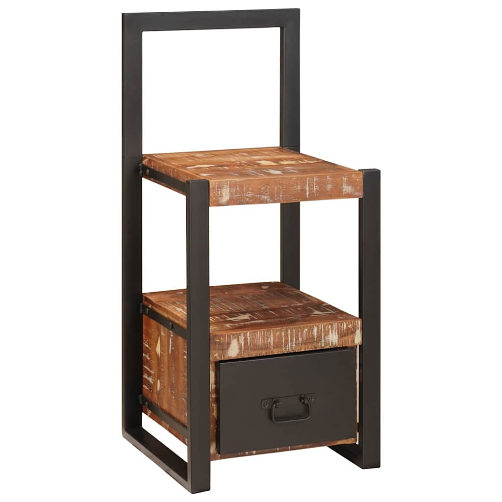 Kledinghouder met lade Multikleur Massief Gerecycled Hout is nu te koop bij PeponiXL, paradijselijk wonen!
