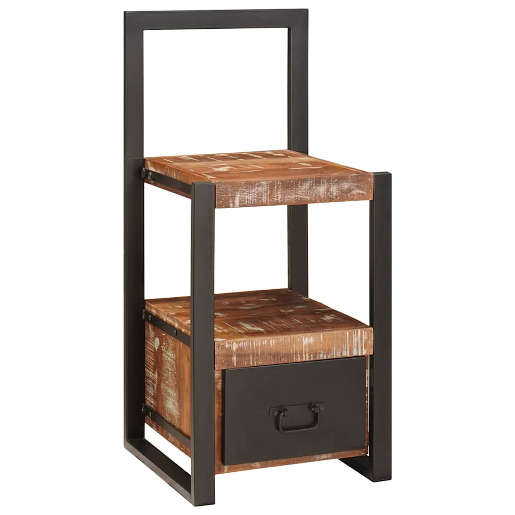 Kledinghouder met lade Multikleur Massief Gerecycled Hout is nu te koop bij PeponiXL, paradijselijk wonen!