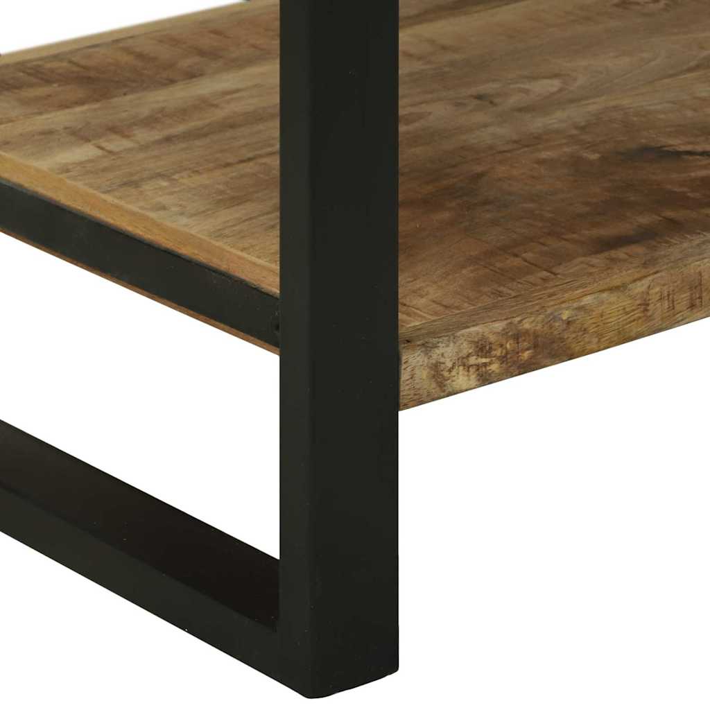 Keukenrek Bruin en zwart 80 x 40 x 160 cm Massief Mango Hout is nu te koop bij PeponiXL, paradijselijk wonen!
