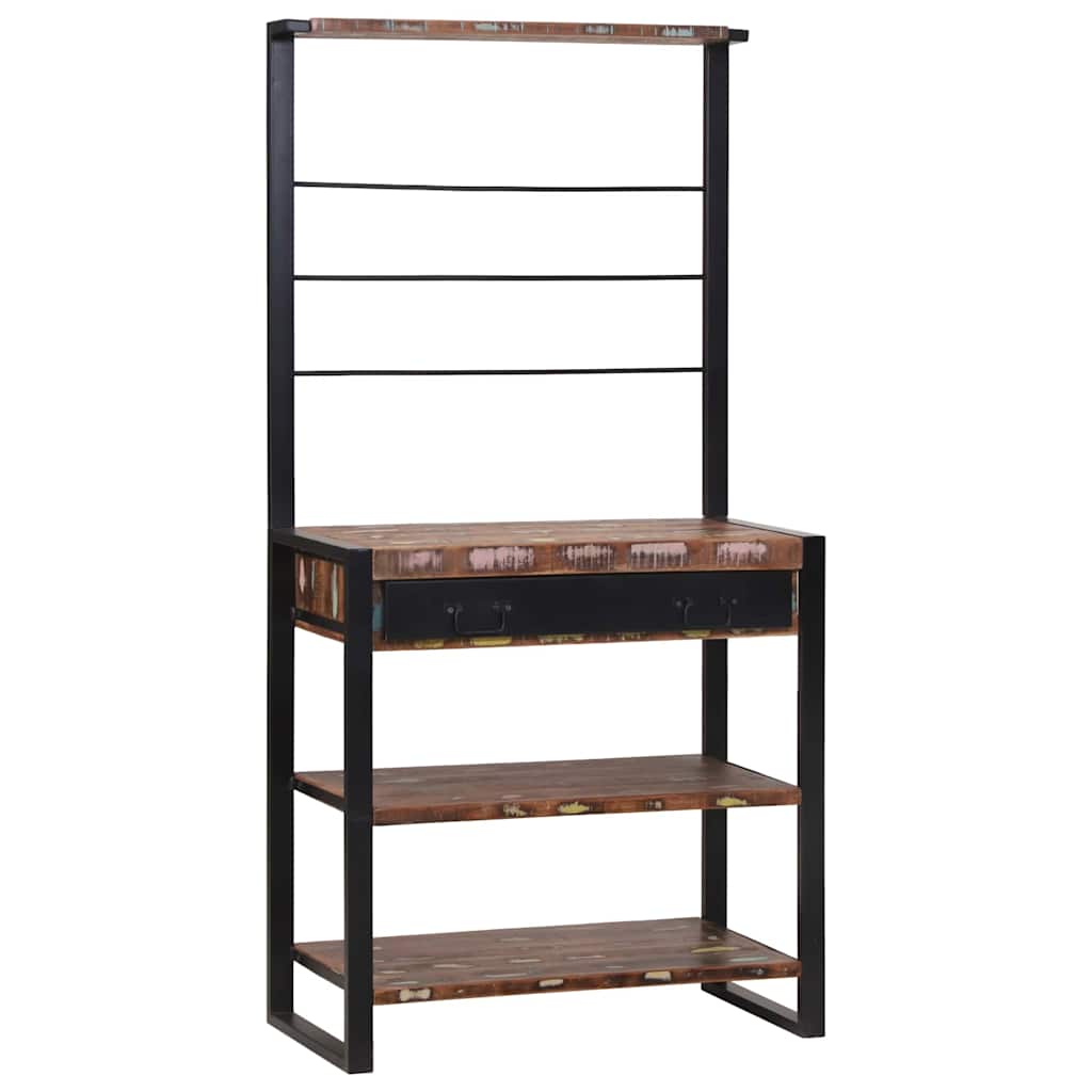 Keukenrek Multikleur 80 x 40 x 160 cm Massief gerecycled hout is nu te koop bij PeponiXL, paradijselijk wonen!