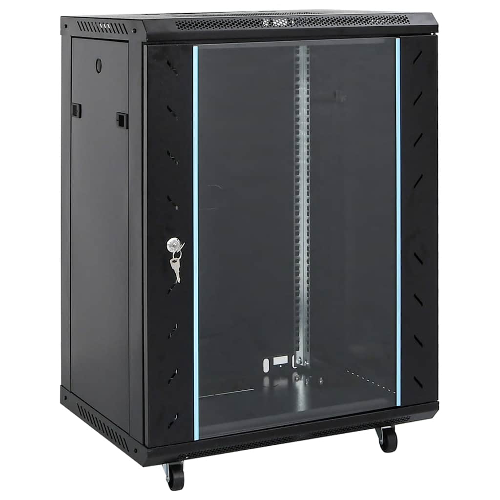 Netwerkkast 15U 19" IP20 60x45x86 cm zwart is nu te koop bij PeponiXL, paradijselijk wonen!