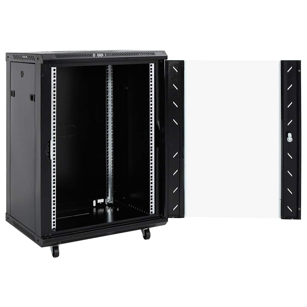 Netwerkkast 15U 19" IP20 60x45x86 cm zwart is nu te koop bij PeponiXL, paradijselijk wonen!