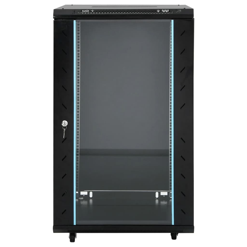 Netwerkkast 18U 19" IP20 60x60x100 cm zwart is nu te koop bij PeponiXL, paradijselijk wonen!
