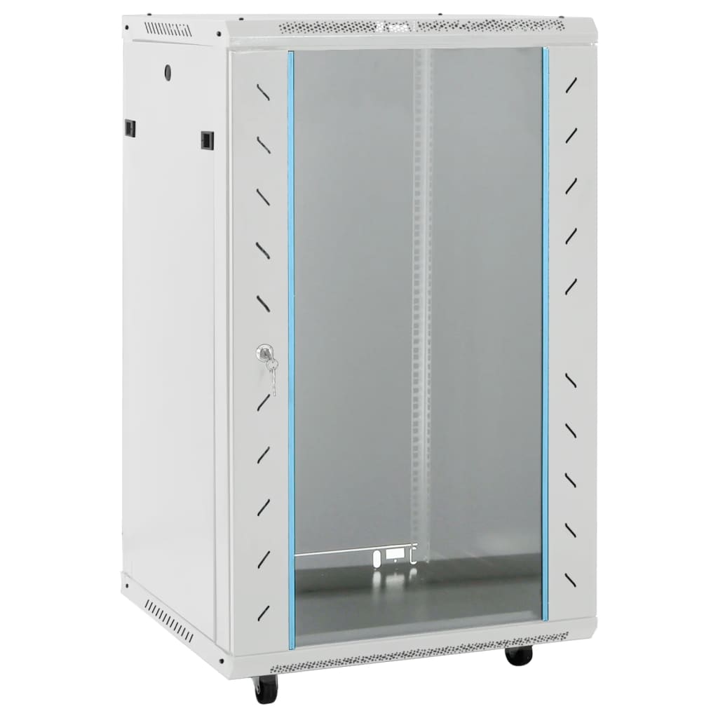 Netwerkkast 18U 19" IP20 60x60x100 cm grijs is nu te koop bij PeponiXL, paradijselijk wonen!