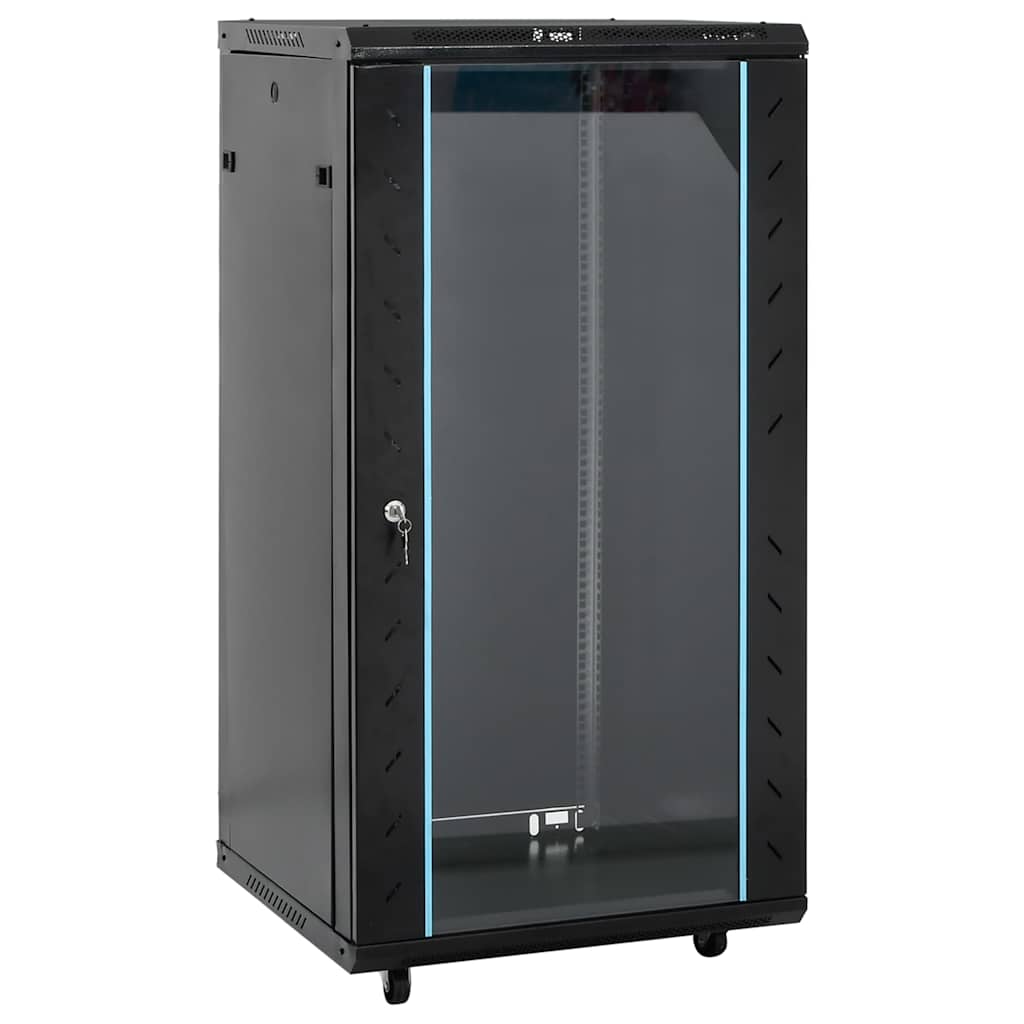 Netwerkkast 22U 19" IP20 60x60x120 cm zwart is nu te koop bij PeponiXL, paradijselijk wonen!