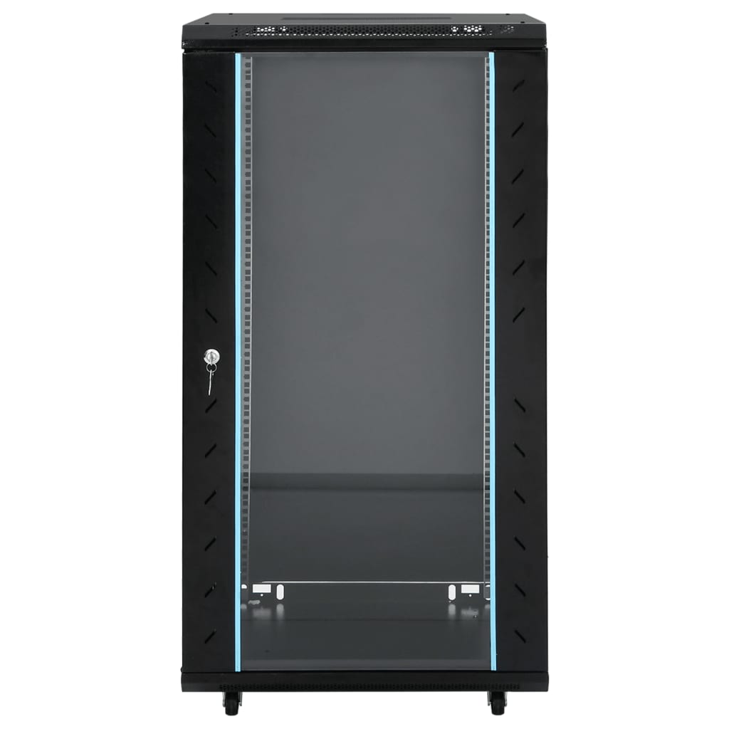Netwerkkast 22U 19" IP20 60x60x120 cm zwart is nu te koop bij PeponiXL, paradijselijk wonen!