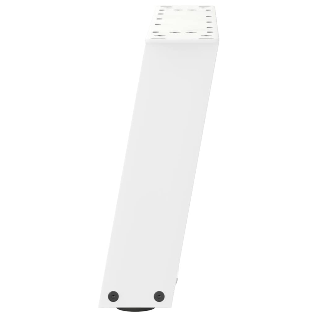 Salontafelpoten 2 st U-vormig 50x(30-31) cm staal wit is nu te koop bij PeponiXL, paradijselijk wonen!