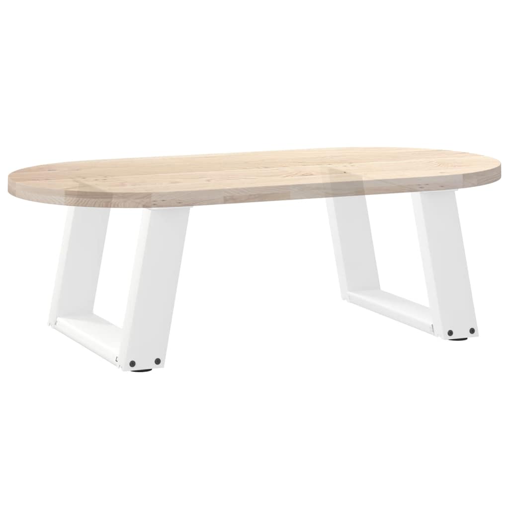 Salontafelpoten 2 st U-vormig 50x(30-31) cm staal wit is nu te koop bij PeponiXL, paradijselijk wonen!