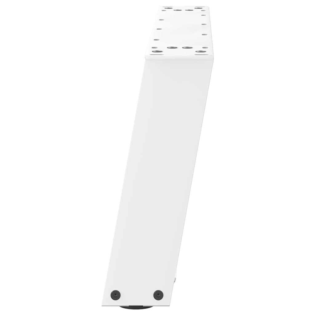 Salontafelpoten 2 st U-vormig 60x(30-31) cm staal wit is nu te koop bij PeponiXL, paradijselijk wonen!
