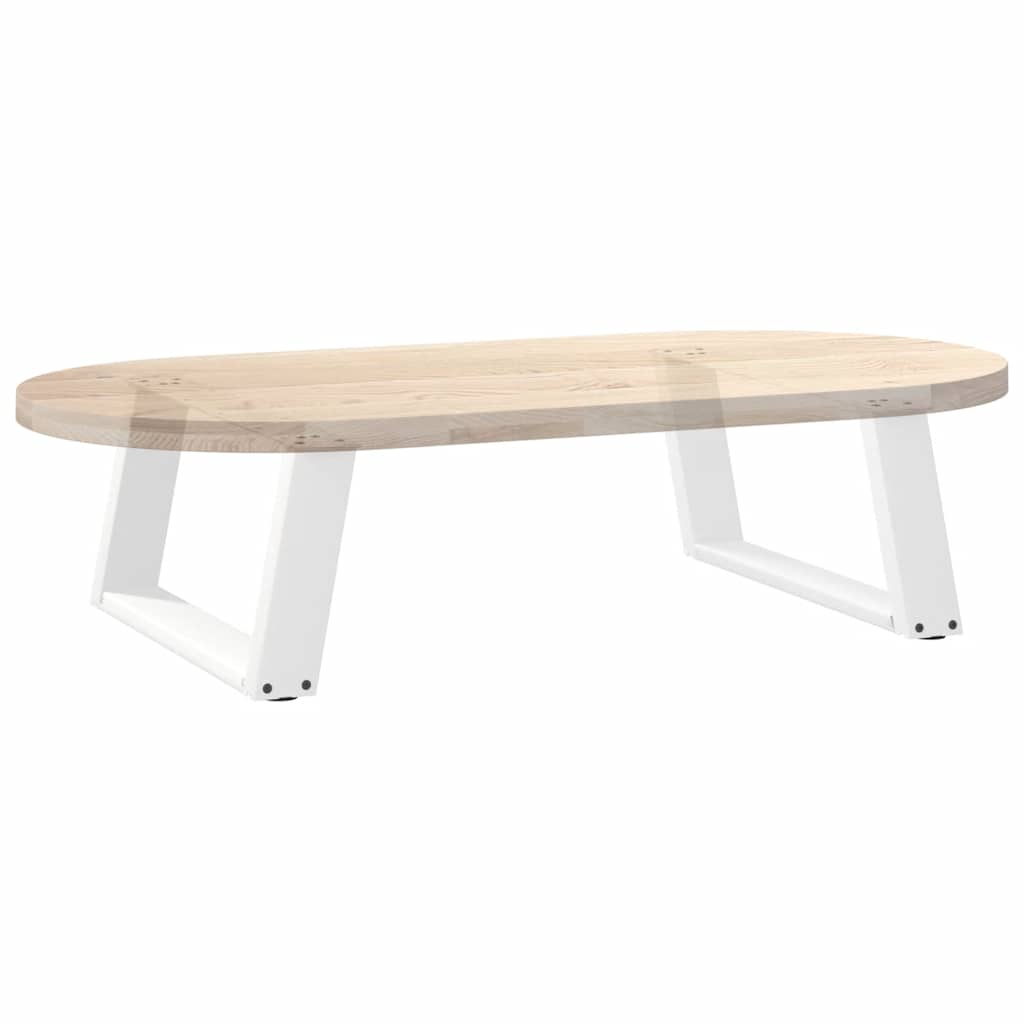 Salontafelpoten 2 st U-vormig 70x(30-31) cm staal wit is nu te koop bij PeponiXL, paradijselijk wonen!