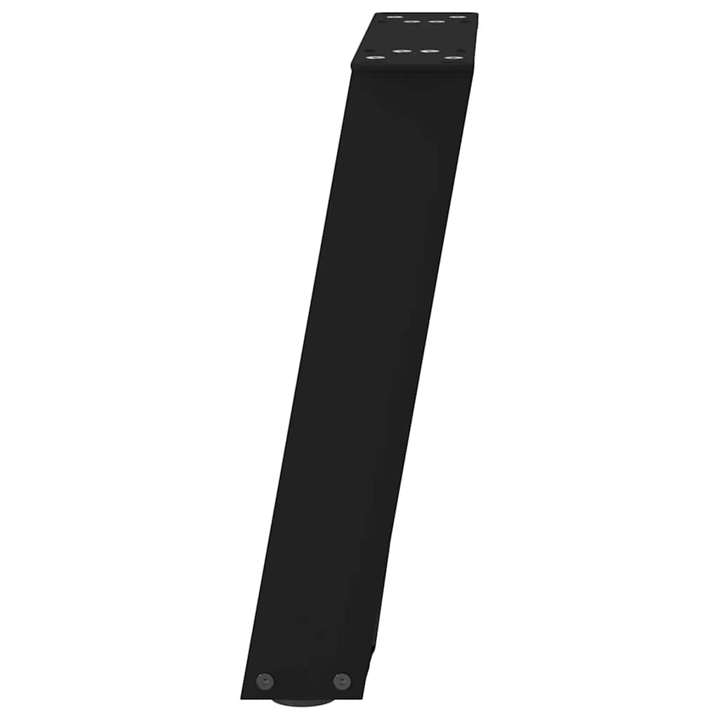 Salontafelpoten 2 st U-vormig 28x(42-43) cm staal zwart is nu te koop bij PeponiXL, paradijselijk wonen!