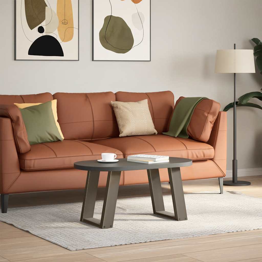 Salontafelpoten 2 st U-vormig 28x(42-43) cm staal naturel is nu te koop bij PeponiXL, paradijselijk wonen!