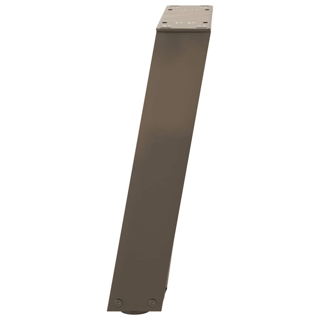 Salontafelpoten 2 st U-vormig 28x(42-43) cm staal naturel is nu te koop bij PeponiXL, paradijselijk wonen!