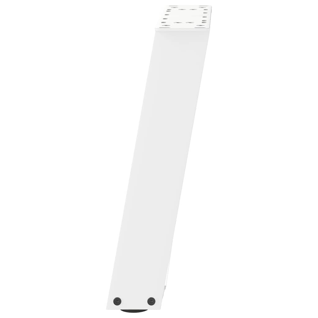 Salontafelpoten 2 st U-vormig 38x(42-43) cm staal wit is nu te koop bij PeponiXL, paradijselijk wonen!