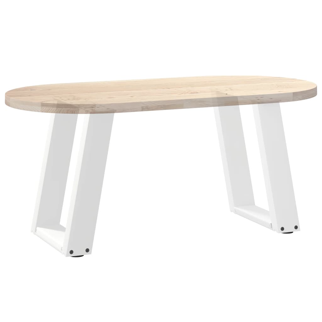 Salontafelpoten 2 st U-vormig 38x(42-43) cm staal wit is nu te koop bij PeponiXL, paradijselijk wonen!