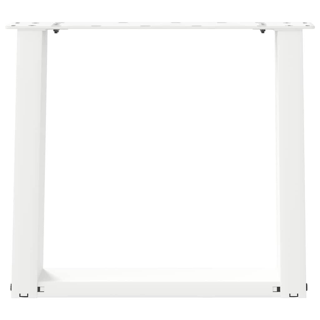 Salontafelpoten 2 st U-vormig 50x(42-43) cm staal wit is nu te koop bij PeponiXL, paradijselijk wonen!