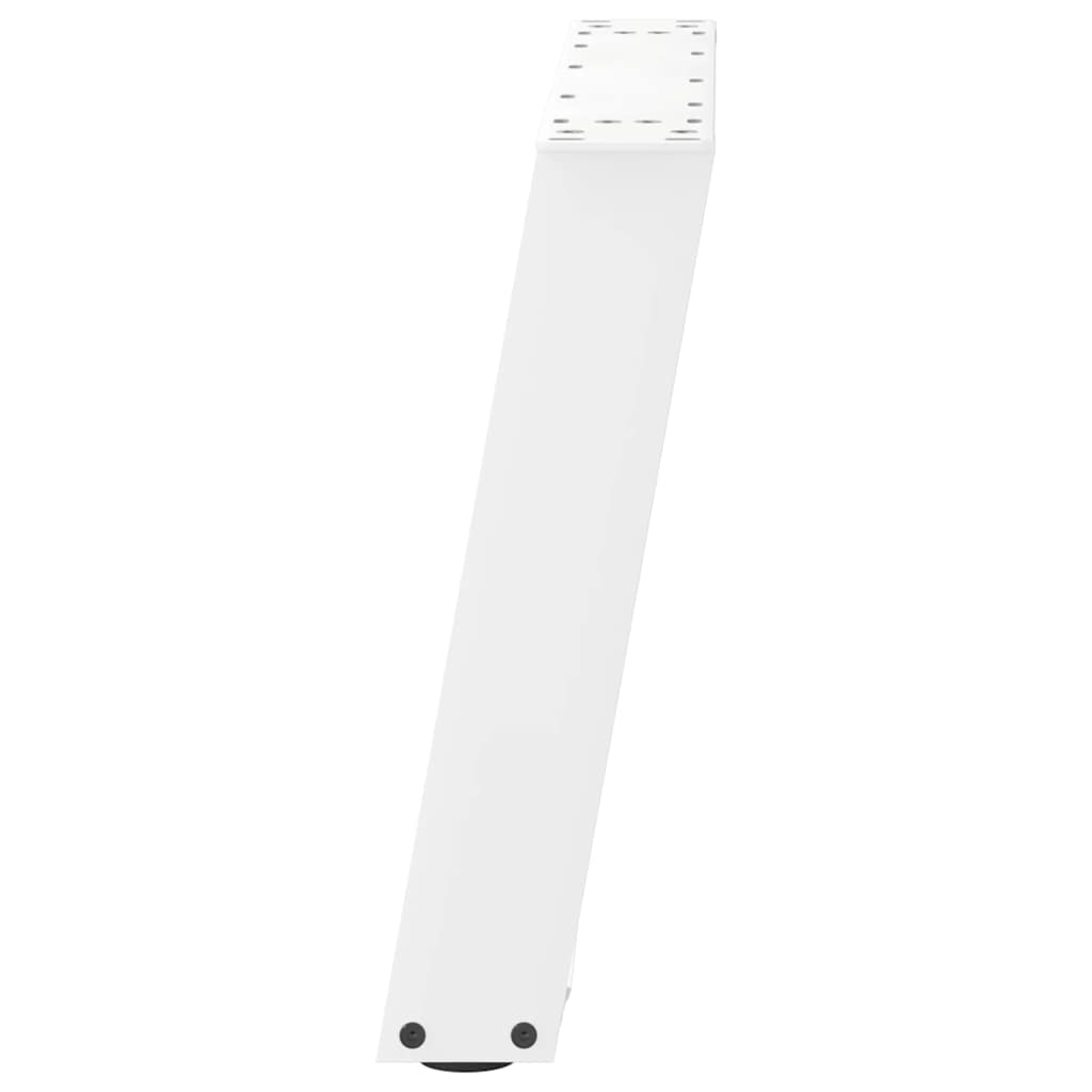 Salontafelpoten 2 st U-vormig 50x(42-43) cm staal wit is nu te koop bij PeponiXL, paradijselijk wonen!