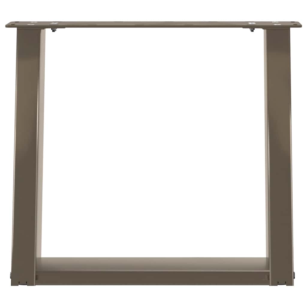 Salontafelpoten 2 st U-vormig 50x(42-43) cm staal naturel is nu te koop bij PeponiXL, paradijselijk wonen!