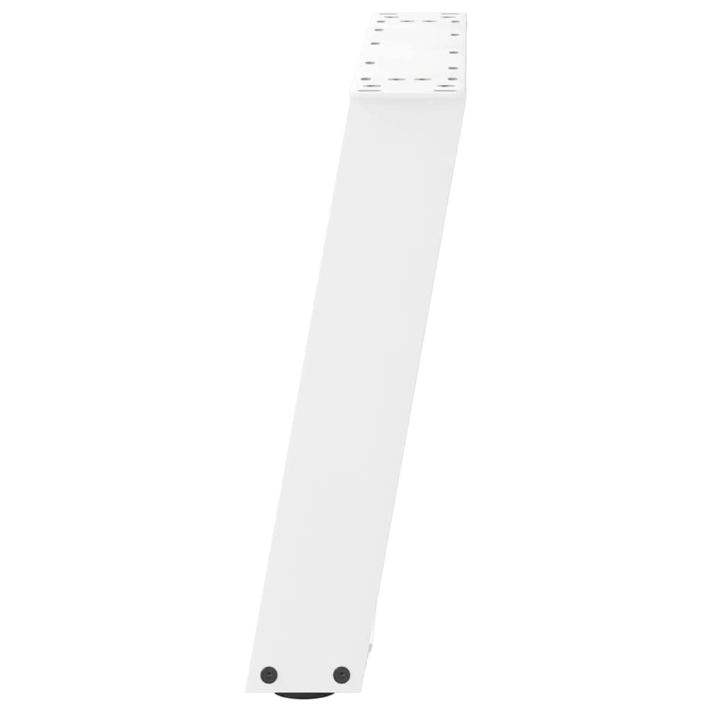 Salontafelpoten 2 st U-vormig 60x(42-43) cm staal wit is nu te koop bij PeponiXL, paradijselijk wonen!
