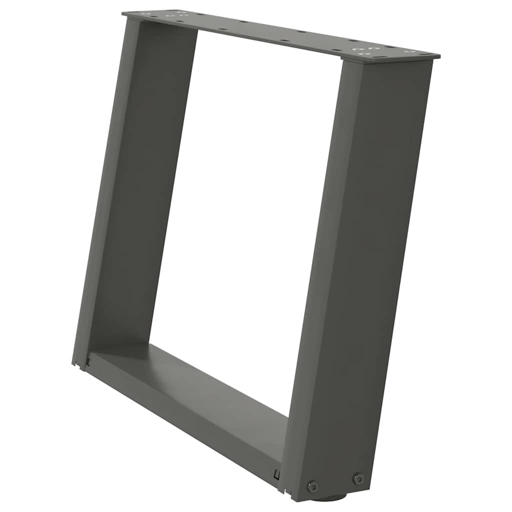 Salontafelpoten 2 st U-vormig 60x(42-43) cm staal antraciet is nu te koop bij PeponiXL, paradijselijk wonen!