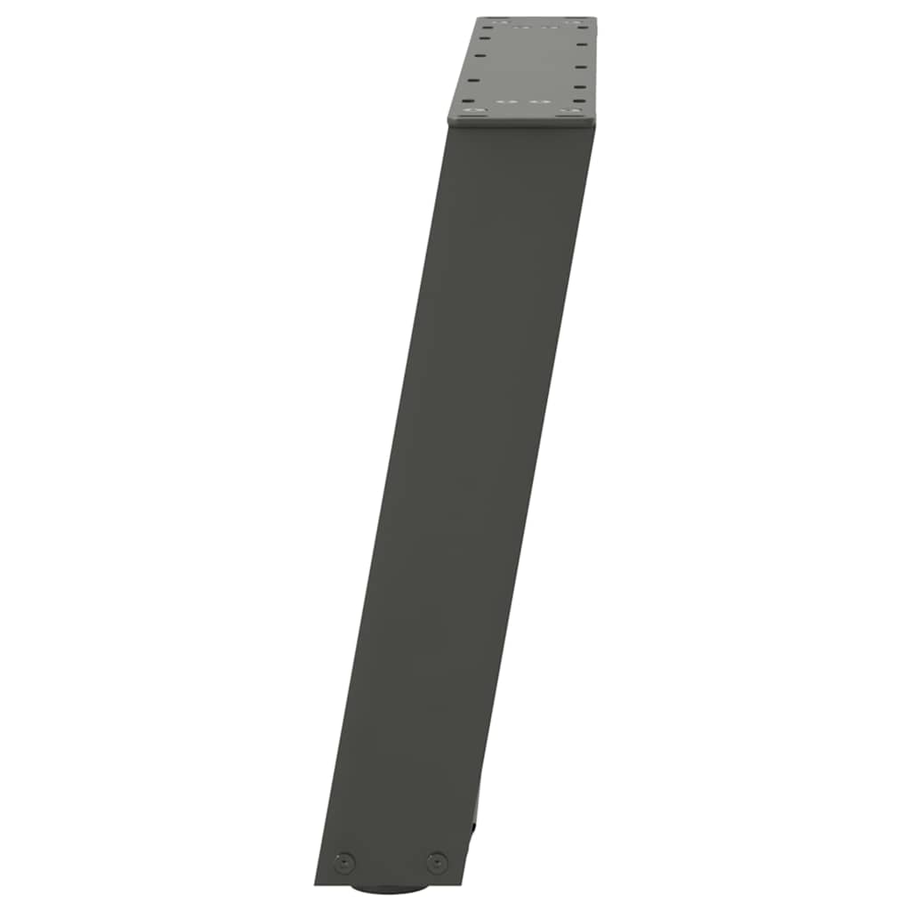 Salontafelpoten 2 st U-vormig 60x(42-43) cm staal antraciet is nu te koop bij PeponiXL, paradijselijk wonen!