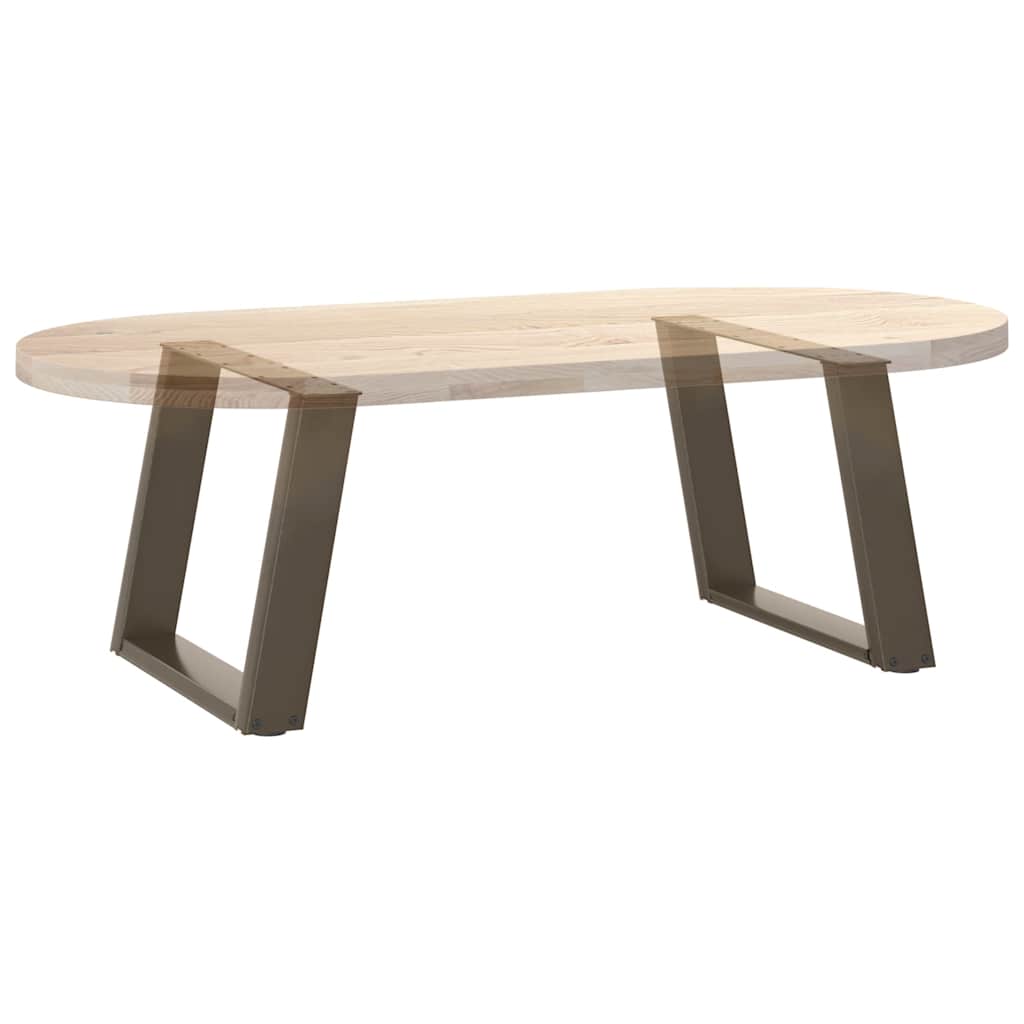 Salontafelpoten 2 st U-vormig 60x(42-43) cm staal naturel is nu te koop bij PeponiXL, paradijselijk wonen!