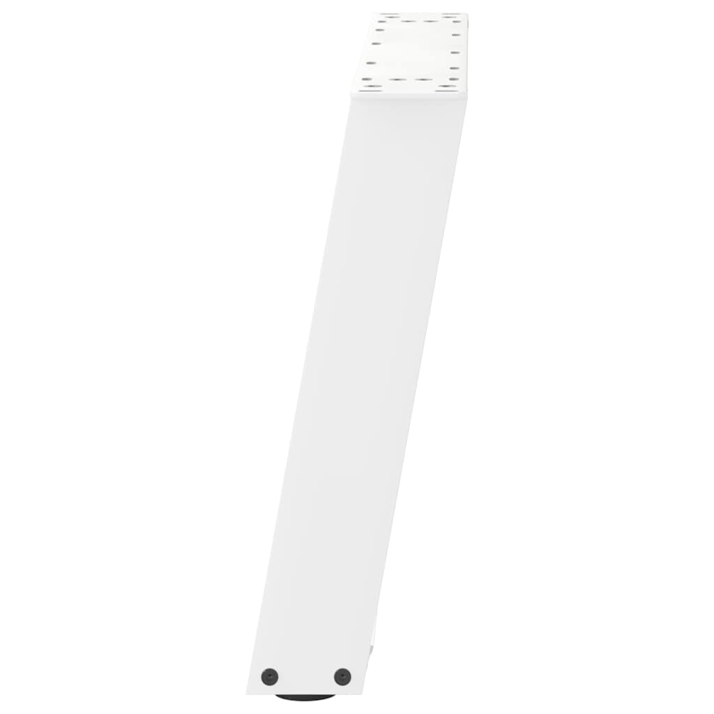 Salontafelpoten 2 st U-vormig 70x(42-43) cm staal wit is nu te koop bij PeponiXL, paradijselijk wonen!
